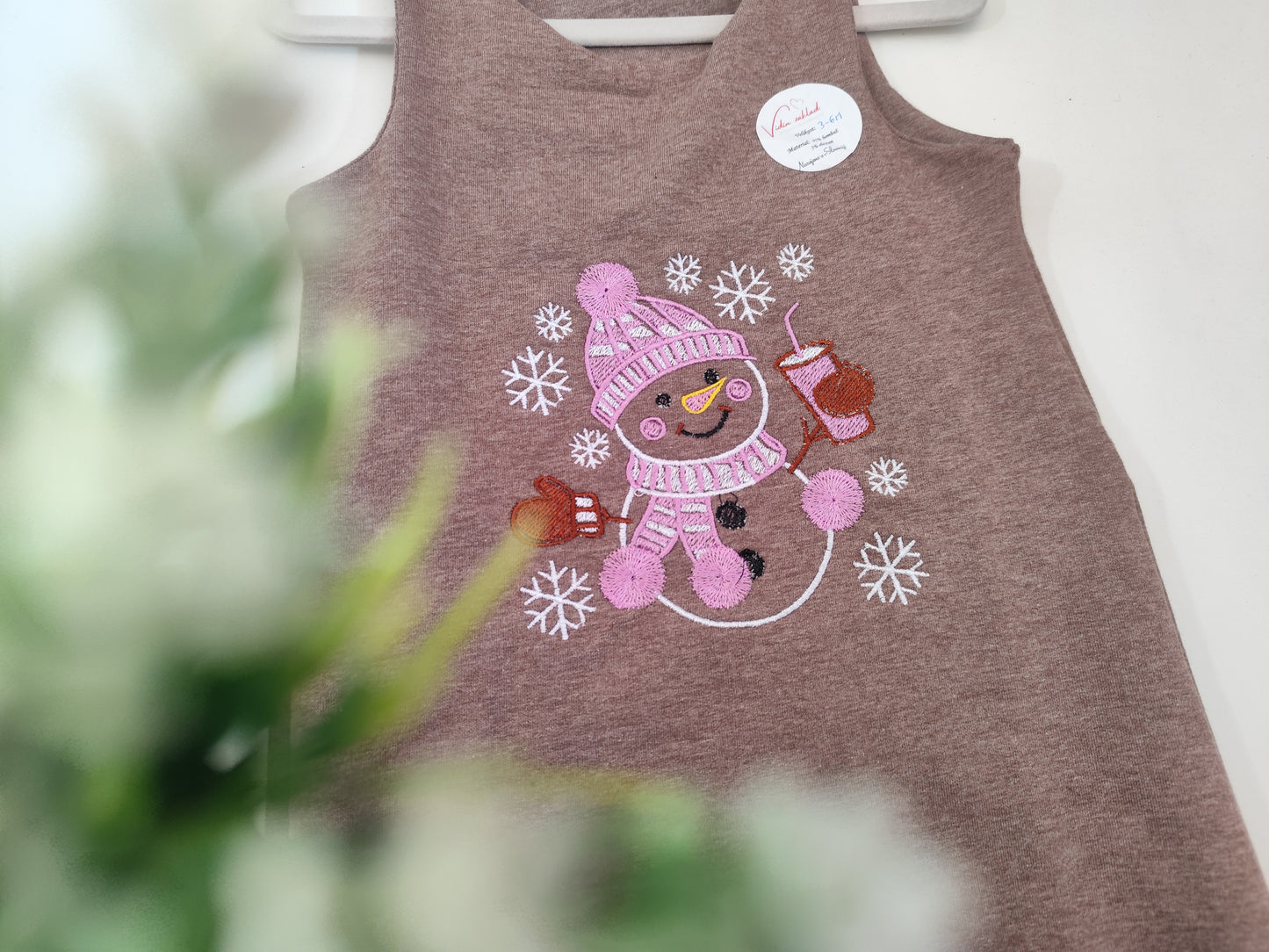 Romper snežak (3-6m)