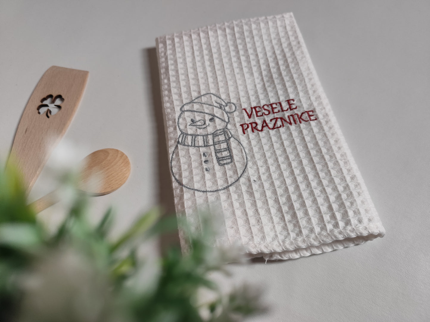 Kuhinjska krpa snežak