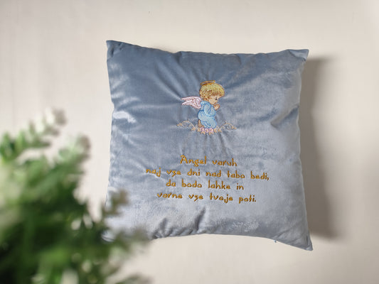 Okrasne blazina z vezenino