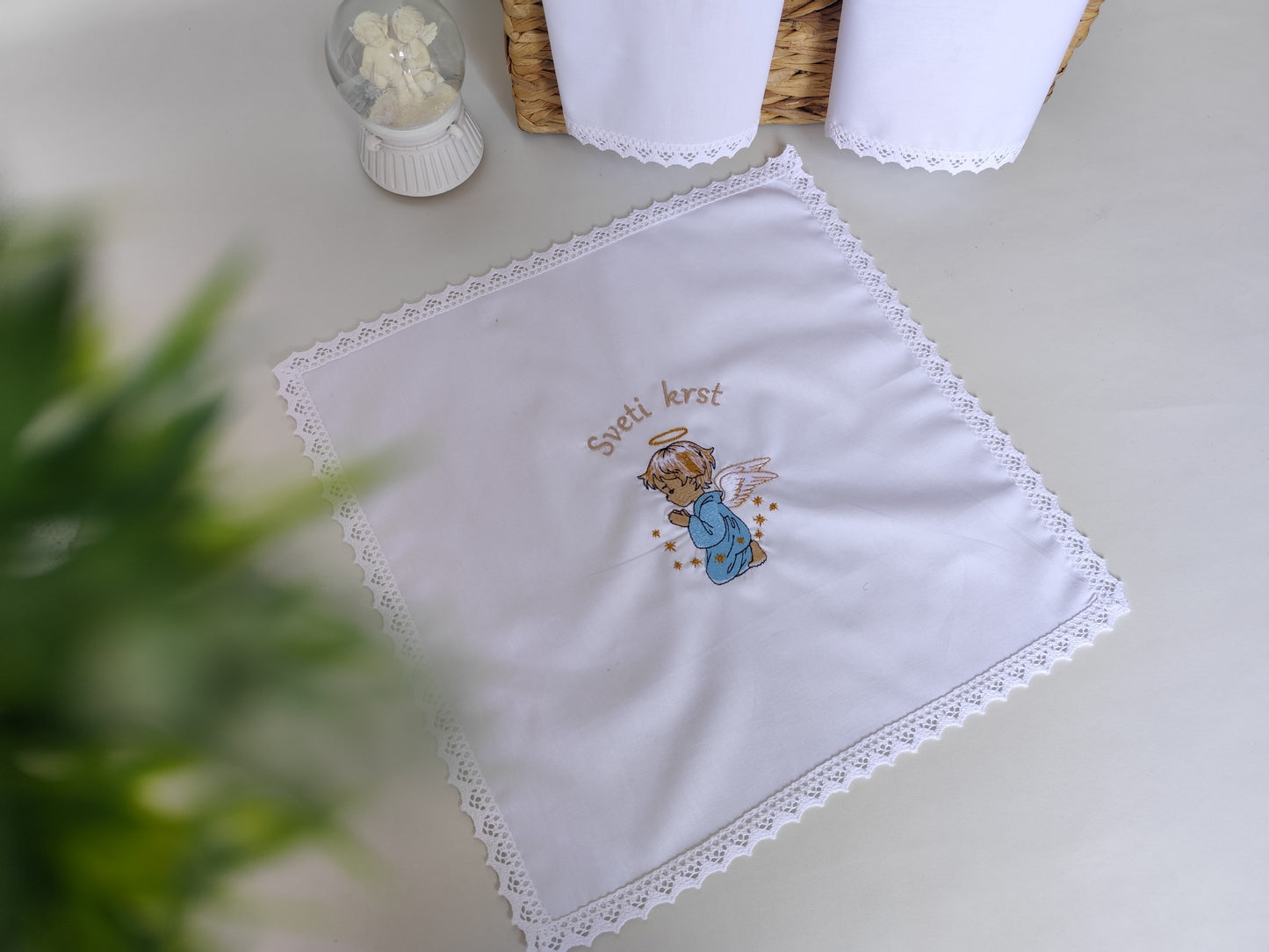 Krstni prtiček angel