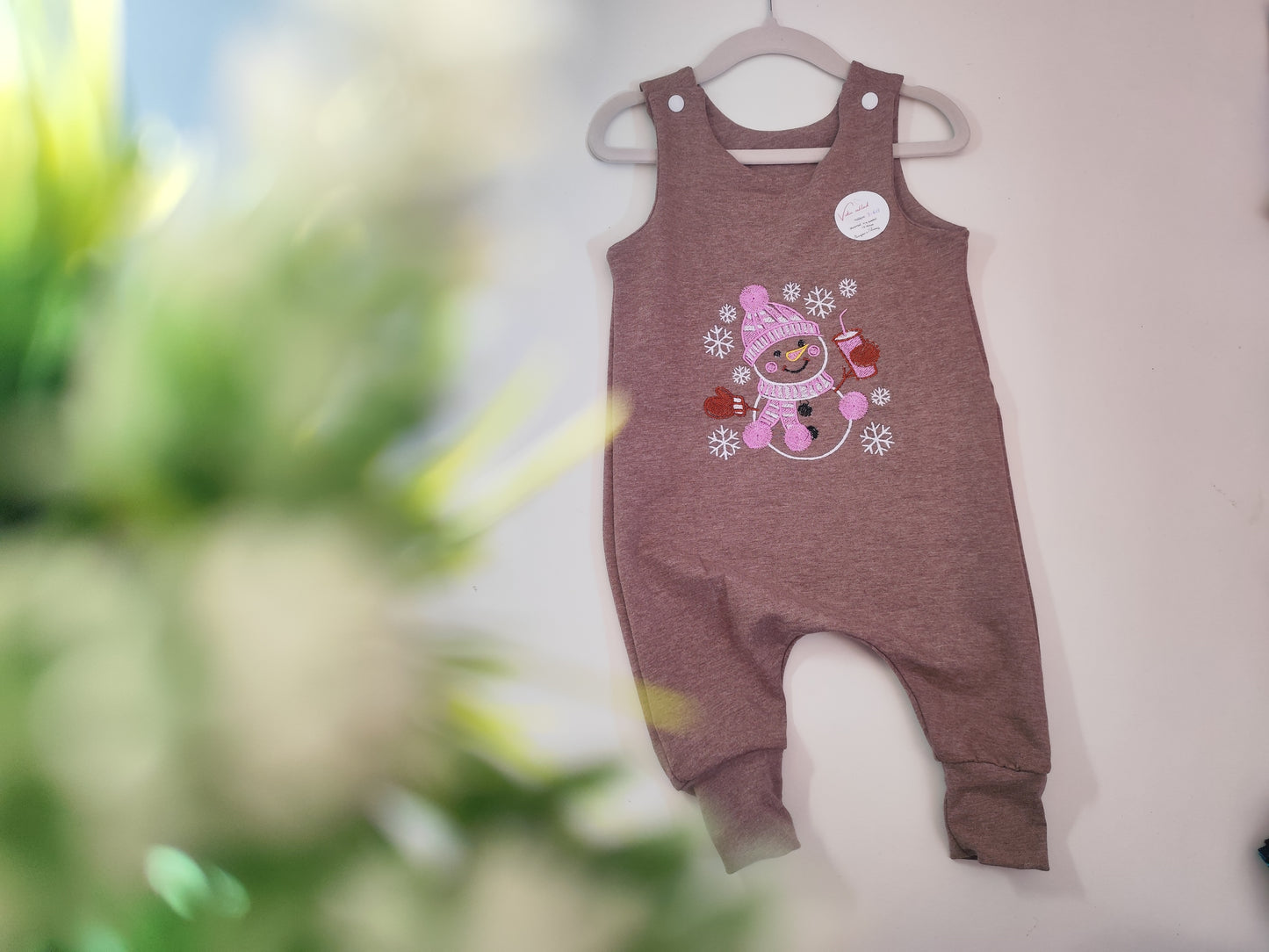 Romper snežak (3-6m)