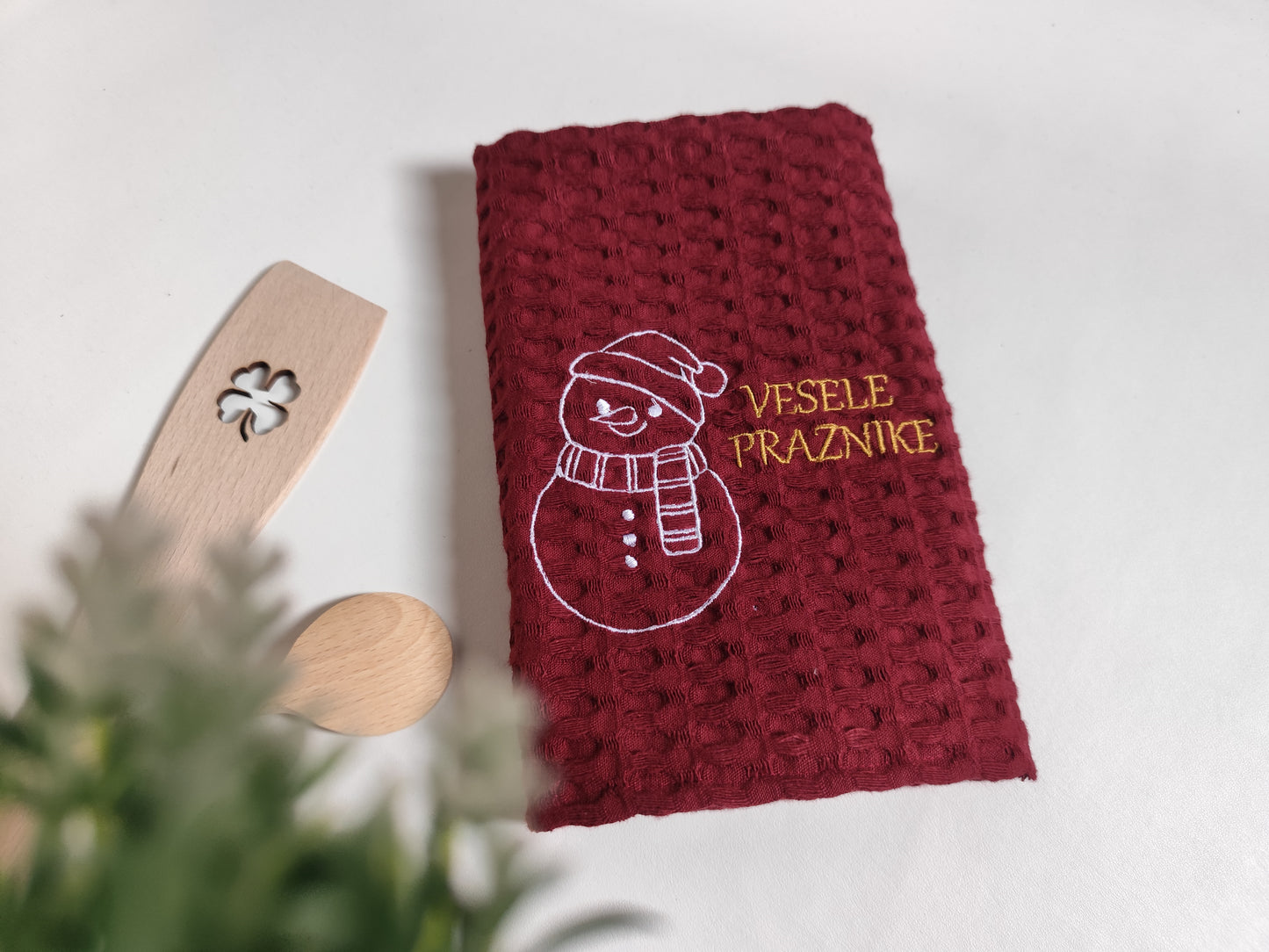 Kuhinjska krpa snežak