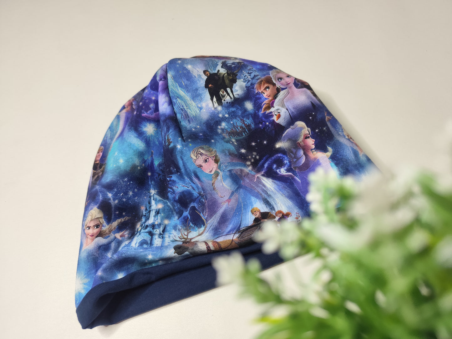 Temno modra kapa Frozen