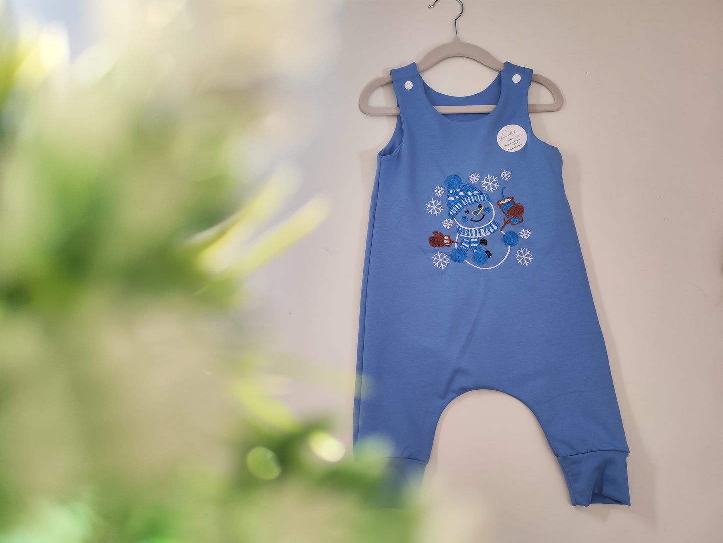 Rompar snežak modri (3-6m)
